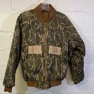 Columbia Camouflage or Brown Reversible Jacket Mens Size S
